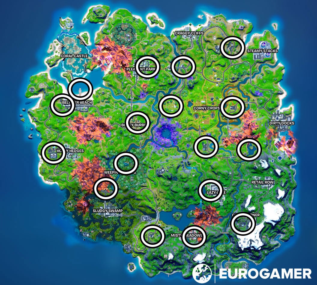Fortnite Ice machine locations Where to find ice machines explained